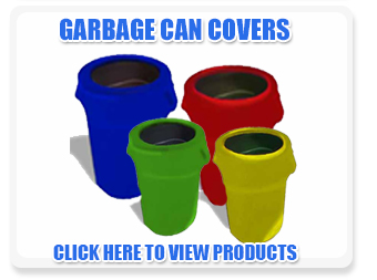 Stretch Spandex Garbage Can Covers