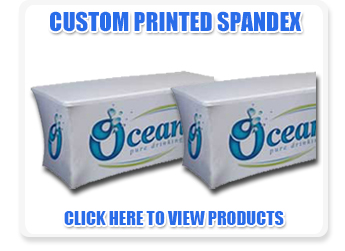 Stretch Spandex Logo Printed Table Covers