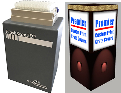 Branded Trade Show Crate Covers/Branded Exhibit Case Covers ALL, ANY SIZE