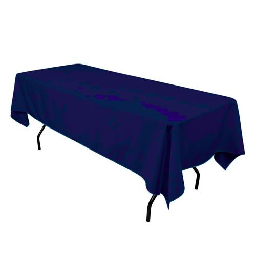 Deep Royal 60" x 120" Poly Premier Tablecloth 