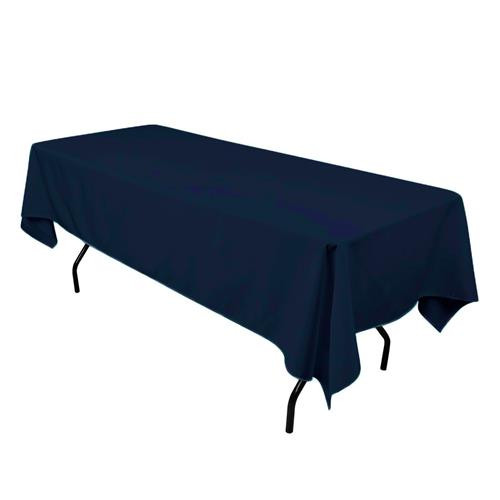 Midnight 60" x 120" Poly Premier Tablecloth 