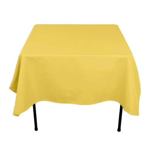 Goldenrod 54" x 54" Poly Premier Tablecloth  