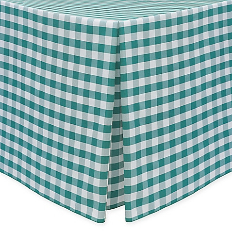 Gingham Check Fitted Tablecloth 24" x 48" x 29"