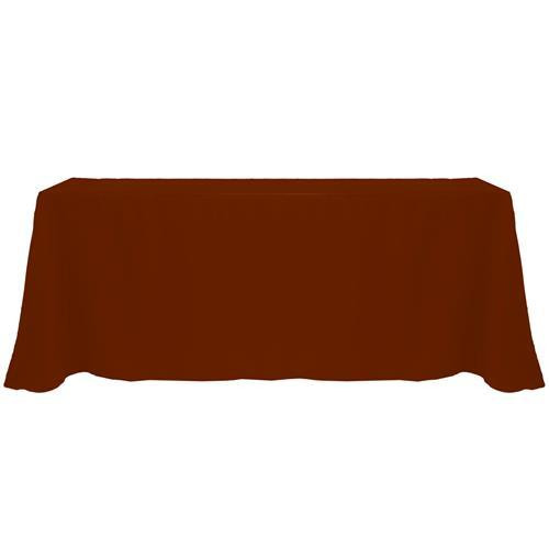 Terra Cotta 90" x 156" Poly Premier Tablecloth