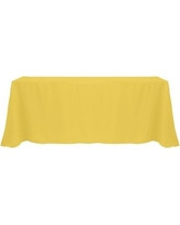 Goldenrod 90" x 156" Poly Premier Tablecloth