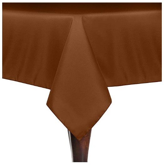 Copper 90" x 90" Poly Premier Tablecloth