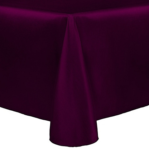 Aubergine 90" x 90" Majestic Tablecloth