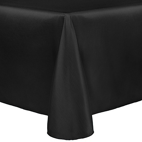 Black 90" x 90" Majestic Tablecloth