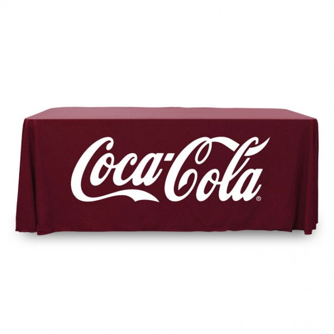 5' Fitted Table Cover Single Color Print