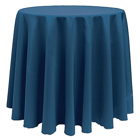 Lagoon 132" Round Poly Premier Tablecloth