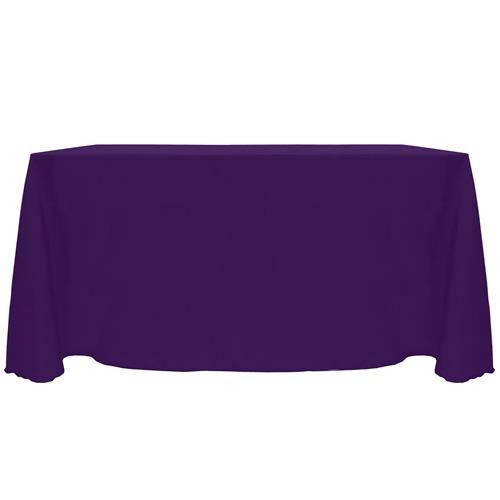 Purple 90" x 132" Majestic Tablecloth