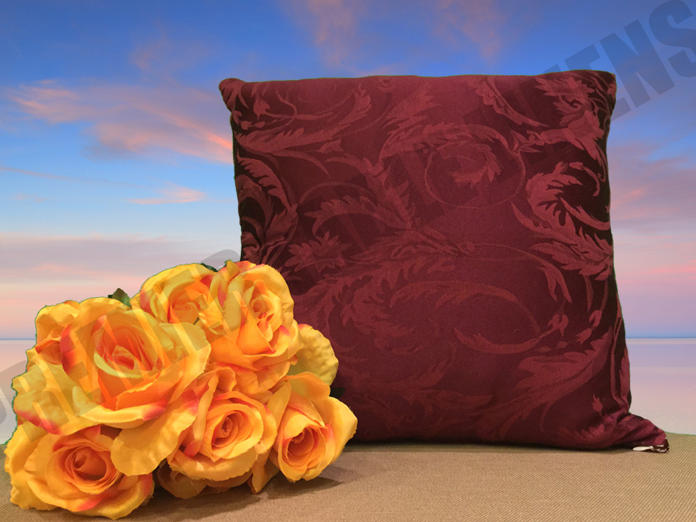 Throw Pillow Melrose Damask 