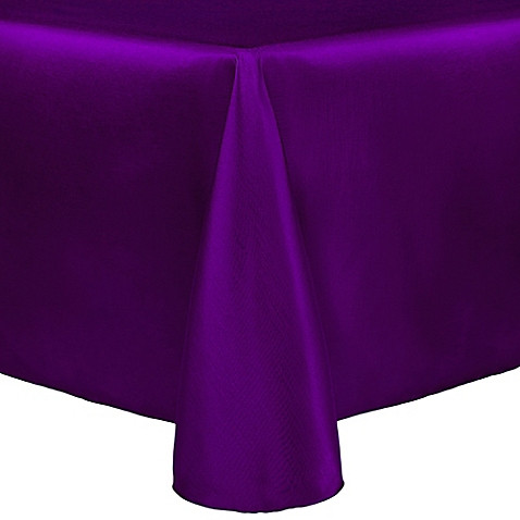 Plum 90" x 90" Majestic Tablecloth