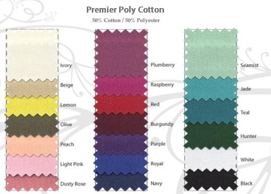 Dozen Poly Cotton Twill Napkins 10" x 10"