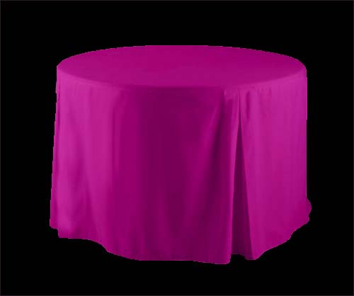 30" Round Poly Premier Fitted Table Cover