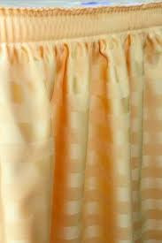 Custom Skirt Shirred 37" -  42"  By The Foot Stripe