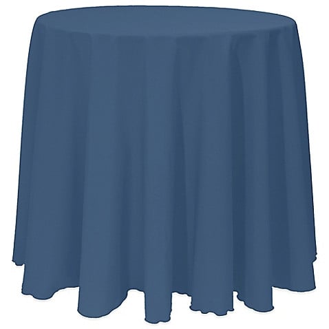 Wedgewood 120" Round Poly Premier Tablecloth