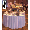 Serpentine Table 4830 Fitted Tablecloth Shirred 