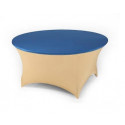  60" or 72" Round Spandex Topper With Elastic