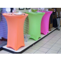  30" x 42" Spandex Highboy Table Cover With Legs