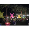 Square Spandex Hanging Sails 4 Points