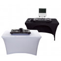 6' Table Scrim - 5 Covered Cable Pass-Through Holes