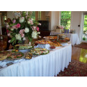 14' x 29" Poly Premier Shirred Pleat Table Skirt 