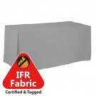 30" x 96" x 42" Fire Retardant Fitted Tablecloth