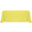 Lemon 90" x 156" Poly Premier Tablecloth