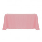 Dusty Rose 90" x 156" Poly Premier Tablecloth