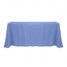 Periwinkle 90" x 156" Poly Premier Tablecloth