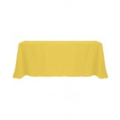 Goldenrod 90" x 156" Poly Premier Tablecloth