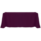 Aubergine 90" x 156" Poly Premier Tablecloth