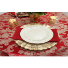 80" x 100" Ludwig Damask Oval Tablecloth