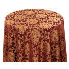 70" x 104" Ludwig Damask Oval Tablecloth