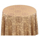 60" x 120" Ludwig Damask Oval Tablecloth