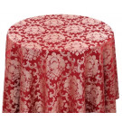72" x 120" Ludwig Damask Oval Tablecloth