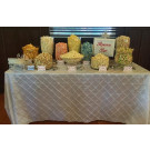 90" x 132" Rectangular Pintuck Tablecloth