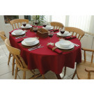 60" x 84" Oval Tablecloth Spun Poly