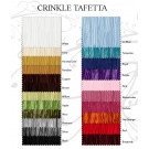 Crinkle Taffeta Swatch Card & Sample