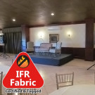 12" to 18" Non Pleated Stage Skirt