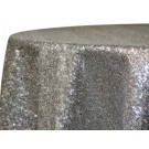 108" X 156" Oval Tablecloth Glimmer Sequins