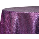 70" X 90" Oval Tablecloth Glimmer Sequins