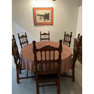 72" Round Velvet Tablecloth
