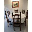 84" Round Velvet Tablecloth