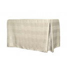 24" x 60" x 29" Kenya Damask Fitted Tablecloth