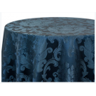 72" x 144" Ludwig Damask Oval Tablecloth