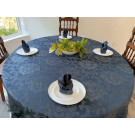 102" x 144" Ludwig Damask Oval Tablecloth