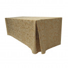 18" W x 48" L x 29" H Miranda Fitted Tablecloth