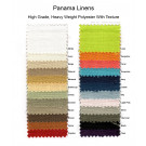 Panama Table Linen Swatch Card & Sample